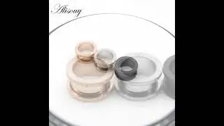 1pc 316L Stainless Steel Ear Plugs and Tunnels Ear Piercings Earlets Screwed Earring Expander