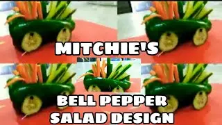 HOW TO MAKE BELL PEPPER SALAD DESIGN?