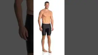 Speedo PowerFLEX Eco Solid Men's Jammer Swimsuit | SwimOutlet.com