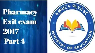 Pharmacy Exit Exam  Part 4 2017