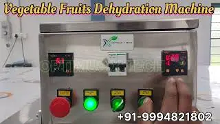 VEGETABLE DEHYDRATION MACHINE | INDUSTRIAL VEGETABLE DRYER | HOT AIR DEHYDRATOR