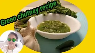 Coriander chutney recipe|Green chutney| Easy green chutney|Indrani cooks