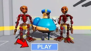 CYBORG SKELETON 🩻 BARRY RUN IN PRISON BARRY OBBY..
