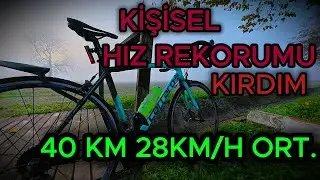 Bisiklet Sürüşümü Geliştirmeye Çalışıyorum. (4. Video 40km 28km/h ortalama.)