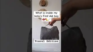 Baby&rsquo;s First Aid kit for Travelling long distance|| Flights|| Baby&rsquo;s must have  #babyessentials
