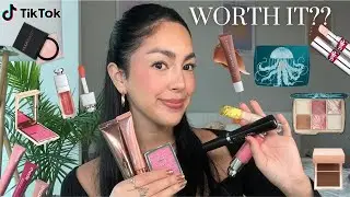 reviewing the MOST VIRAL tikok makeup products | Fall 2023