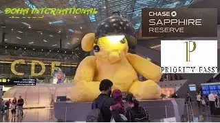 Doha International Airport Transit | The Orchard | Chase Sapphire | Priority Pass | Qatar Airways