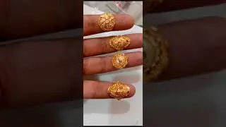 😍2022 k gold ring //ear ring 👌@viraj nini fashion
