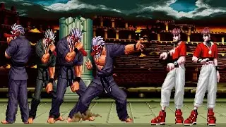 [KOF Mugen] mr karate Team vs orochi chris  Team