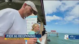 Pier 60 Reopens After 11 Months: Clearwater Beach Locals Celebrate Return