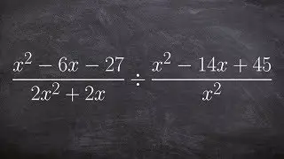 Dividing rational expressions