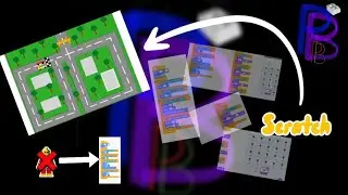 TUTO Scratch pour faire un jeu de voiture! #jeu #codage #tutorial #scratch #cr&eacute;ation #voiture #cool