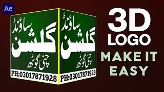 Cube Logo Create in After Effects Class Demo, Make it Easy 3D Animation Logo,  Hadi Vfx