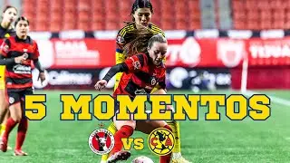 🚨 5 momentos del Xolos vs Am&eacute;rica Femenil | Debuts, lesi&oacute;n y refuerzos | Clausura 2026
