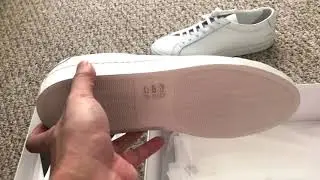 Common Projects - Achilles Low Sneakers Unboxing and On Feet