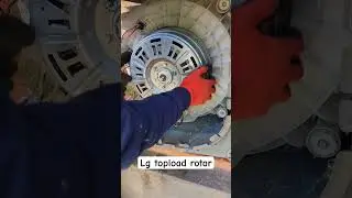 LG toploader direct drive rotar motor #subscribe #diy #laundry #dd #motor