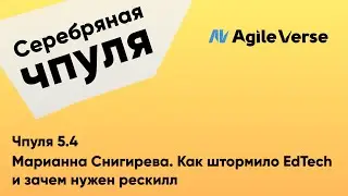 Чпуля 5.4 Марианна Снигирева. Как штормило EdTech и зачем нужен рескилл
