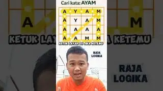 Cari kata AYAM #logika #tebakgambar #tebaktebakan #tebak #tebakkata #tebakangka