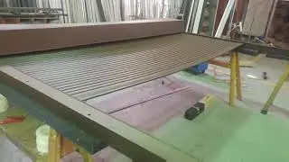 Aluminum roof horizontal roller shutter