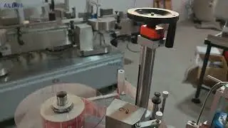 (one side 2 heads)AILE High-Speed 120CPM Aerosol Spray Labeling Machine Aerosol Filling Line  SHOW