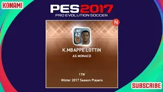 The Evolution Of K. MBAPPE in Pes || Mbappe's Ratings in Pes From Pes 2017 To Pes 2021