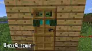 Minecraft 1.2 - Zombies Breaking Down Doors and New Dispenser Look
