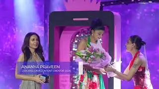 LIVA Miss Diva Content Creator 2024 is Ananya Praveen | Witness the winning moment!