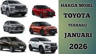 Harga mobil Toyota terbaru Januari 2026 lengkap