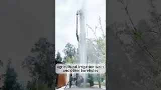 🚰 Powerful Water Well Drilling Machine | Real Drilling Demo | See Water Gushing from the Ground!