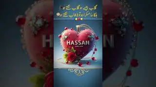 Hassan name video || Hassan name video status || #statusvideo #love #loveletter #nameart #videoshort