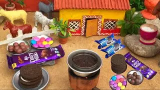 Miniature 🤏 Chocolate 🍫 Cake 🎂 || Oreo Cake recipe || without oven and quickly recipe in yummy Town 