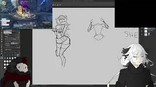 (VoD| 11/5/25) The Art ADHD Stream, Free drawing some Sheep People || CSP
