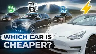Tesla MY vs Peugeot 3008 vs VW ID.4 vs Renault Koleos vs Tesla M3 | Which car is more economical?