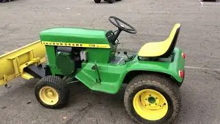John Deere 110 lawn tractor | For sale | Online Auction