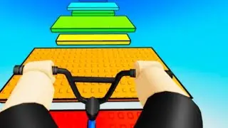Obby but you&rsquo;re on a bike race mode I can&rsquo;t stop until I win