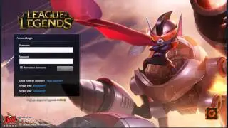 Super Galaxy Rumble Login Screen (League Of Legends)