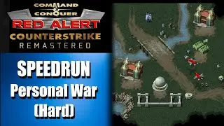 SPEEDRUN: Personal War (Hard) - Command and Conquer Red Alert Counterstrike Remastered