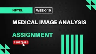 Medical Image Analysis | NPTEL Week 10 Assignment Answers