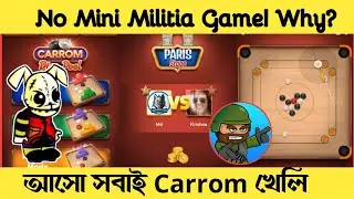 Carrom pool game account create Bangla || Mini Militia Game gameplay No || Mini Gamer Asif ||