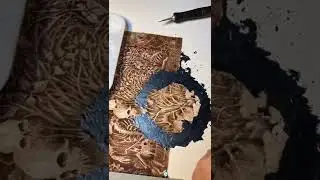 Gilding with oxidized silver leaf - SoMK