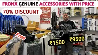 Fronx Nexa Genuine Accessories With Price ✅ Fronx Sigma Base To Top Modified ✅ Fronx Modification ✅