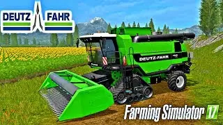 Farming Simulator 17 Mods Deutz Fahr 7545 RTS Combine Harvester