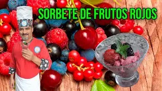 Como hacer un RICO SORBETE de FRUTOS ROJOS/CCGS Escuela