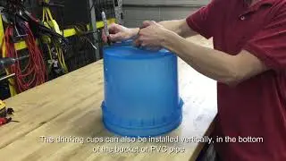 Installation of Poultry Drinking Cup