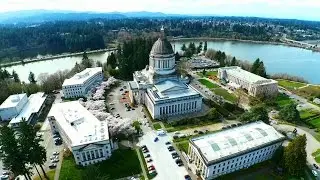STUNNING 4K Drone footage - Olympia Washington Capitol Building - Amazing aerial views!