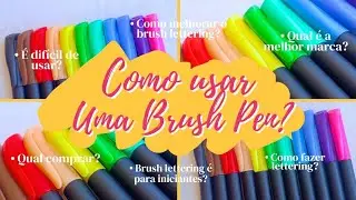 COMO FAZER LETTERING COM BRUSH PEN | Flavia Santyago