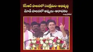 KCR development model is the perfect model for the nation | Claims KTR TS IT Minister