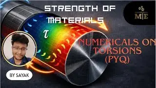 Numerical practice session on Torsion 2025| Strength of materials (SOM)|WBSCTVESD| 3rd semester| DME