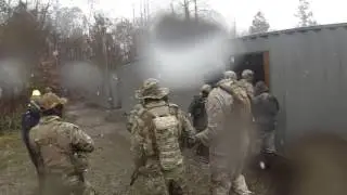 Ballahack Airsoft 3-19-17 Random gameplay AND SNOW!