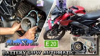 How to Solve  Ns 160 Battery problem 😰 #Magnetcoil @desiremotovlog
